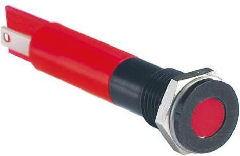 Produktbild RS PRO LED 8mm Chromblende 2Vdc Rot