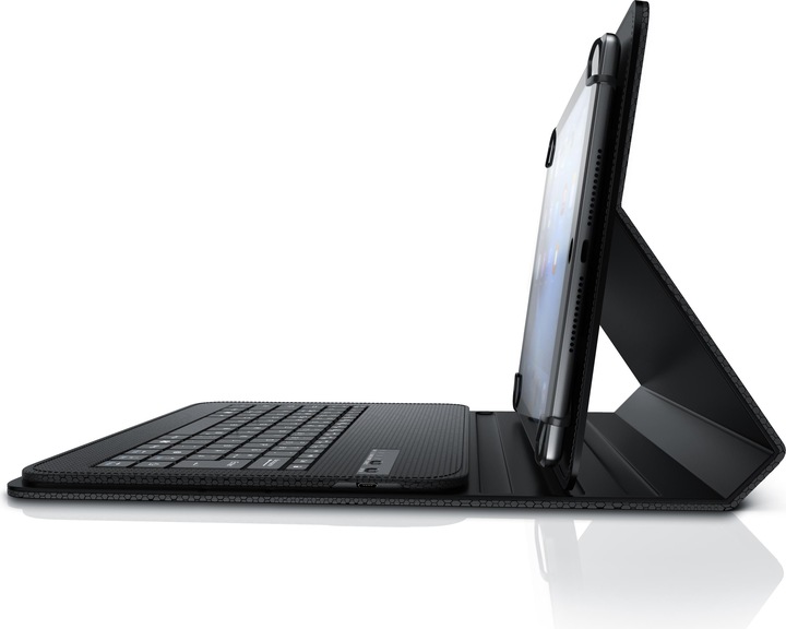 Immagine prodotto Aplic Tastiera Bluetooth per tablet, tastiera con custodia in plastica per tablet da 9-12", attacco (DE, 9" - 12" compresse)
