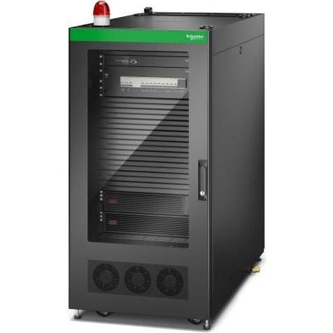 APC Base Enclosure Config Contained (24 HE, 19 Zoll Rack), Serverschrank, Schwarz