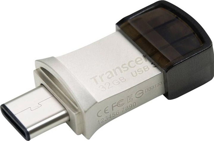Produktbild Transcend JetFlash 890 (32 GB, USB-C, USB-A, USB 3.1)