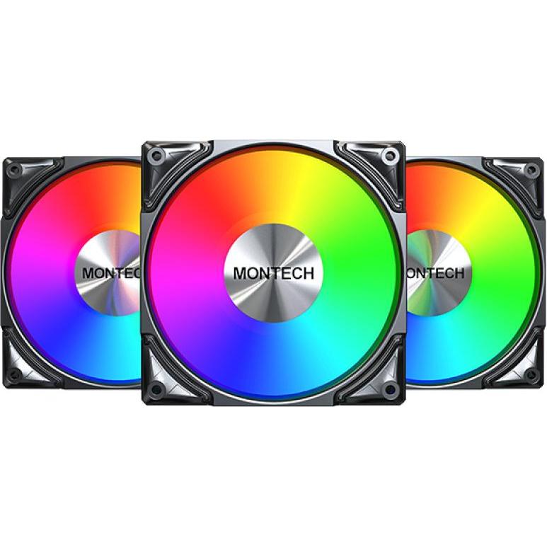 Montech Metal Pro 12 Argb Pwm (120 mm, 3x) (METAL PRO 12 (B31))