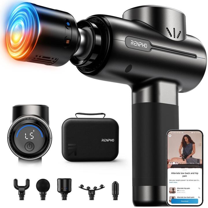Renpho Pistolet de Massage avec Chaleur et Froid (360 min)