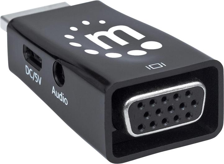 Actual product image Ic Intracom MANHATTAN HDMI to VGA Micro Converter (Audio, Micro USB, VGA, 4 cm)