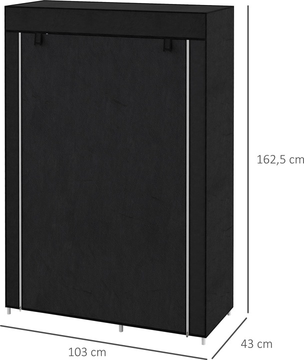 Produktbild Homcom Stoffschrank (103 x 43 x 162.5 cm)