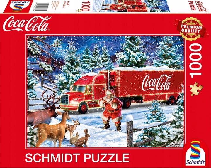 Schmidt Spiele Coca Cola Christmas Truck 1000 pieces (1000 pieces)