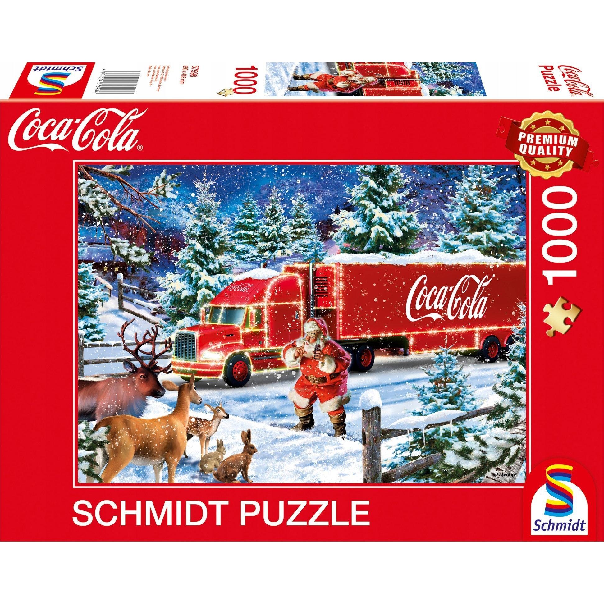 Thumbnail - Schmidt Spiele Coca Cola Christmas-Truck 1000 Teile (1000 Teile)