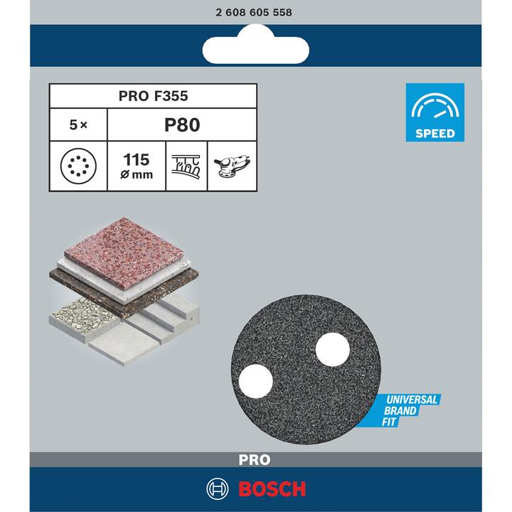 Produktbild Bosch Professional Zubehör PRO F355 (80)