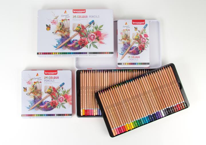 Produktbild Bruynzeel Farbstifte Expression Colour Metalletui, 12 Stück (12x)