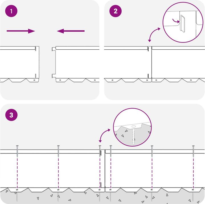 Produktbild vidaXL Raseneinfassung (102 cm)