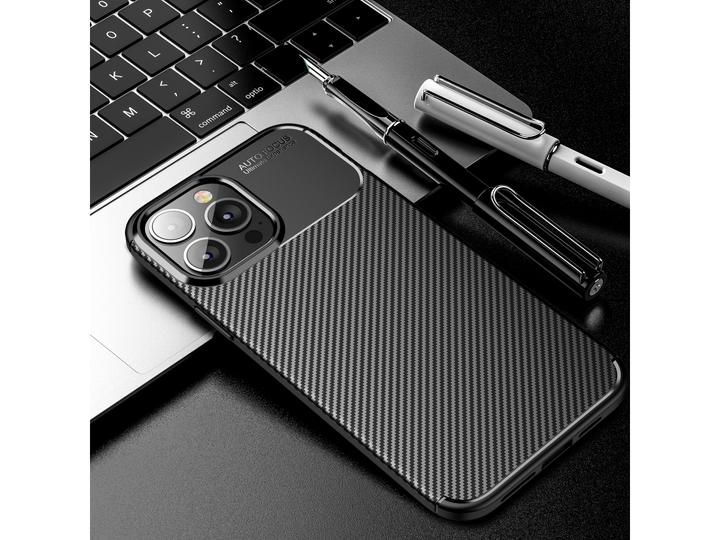 Produktbild Screenguard Carbon Design TPU Case (Apple iPhone 13 Pro Max)