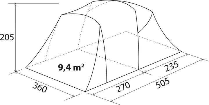 Image du produit Brunner Kalynda 5 (Tente tunnel, 18 kg, 5 personnes)