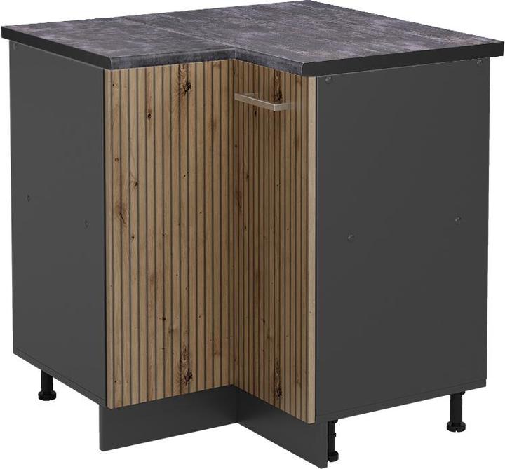 Anthrazit, Artisan Eiche