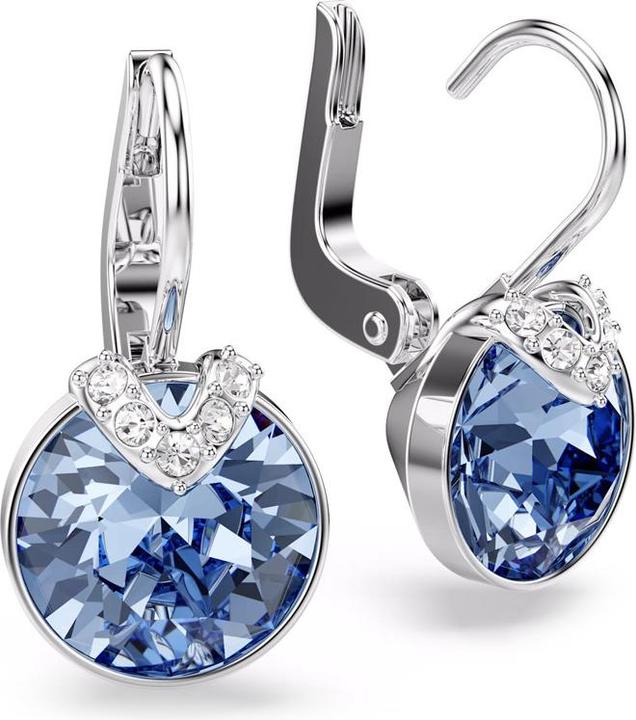 Immagine prodotto Swarovski Bella V Drop Ohrhänger Rundschliff Blau Rhodiniert (Metallo Swarovski)