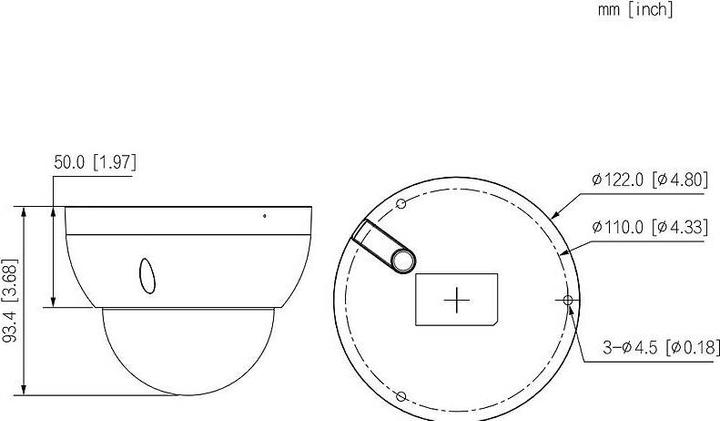 Actual product image Dahua CCTV 2MP IR Vari-focal Dome WizSense Network Camera, DH-IPC-HDBW2241RP-ZS-27135 (1920 x 1080 Pixels)