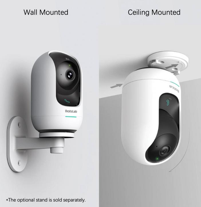 Image du produit Botslab Indoor Camera 2 Pro, 2.4GHz /5GHz Wi-Fi, Multi-scenes AI recognition, One-Touch Calls, 360 (2880 x 1620 Pixels)