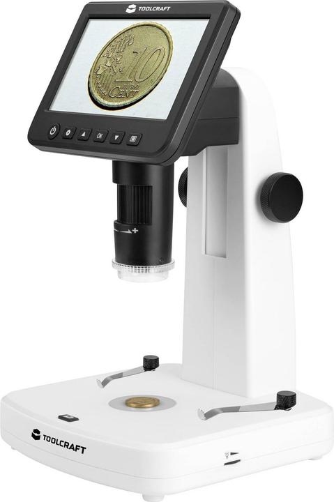 Actual product image Toolcraft TO-9076404 12.7 cm (5-inch) LCD digital microscope with Polaris