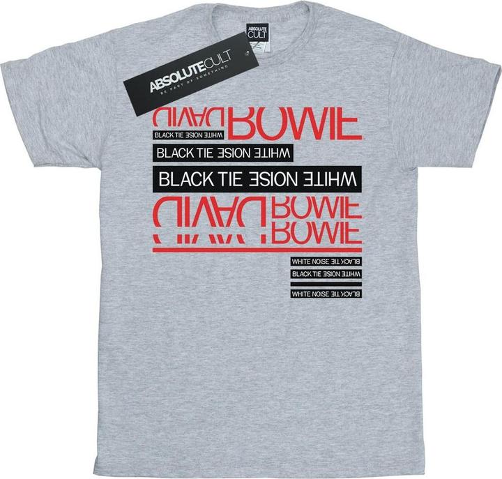 Image du produit David Bowie - T-shirt BLACK TIE WHITE NOISE BOYFRIEND FIT - Femme (XL)
