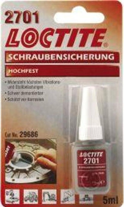 Image du produit Loctite Serrure à vis 2701 (5 g, 5 ml)