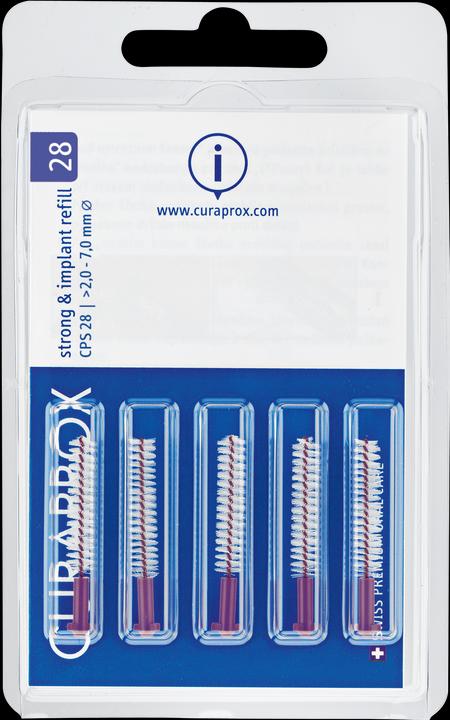 Curaprox CPS 28 Implant Brush viola 5 pezzi (5 x, 5 mm)