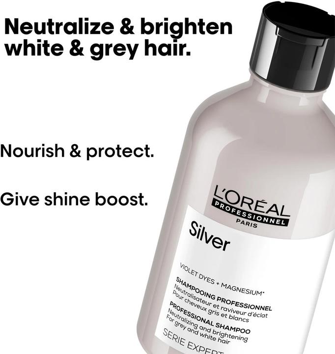 Actual product image L'Oréal Professionnel Silver (300 ml, Silver shampoo)