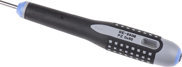 Produktbild Bahco ERGO Pozidriv-Schraubendreher mit 3-Komponenten-Griff, PZ0 × 60 mm (Pozidriv-Kreuzschlitz (PZ))