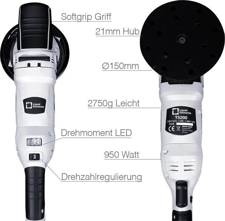 Actual product image Liquid Elements Poliermaschine T5200 (Eccentric polisher)