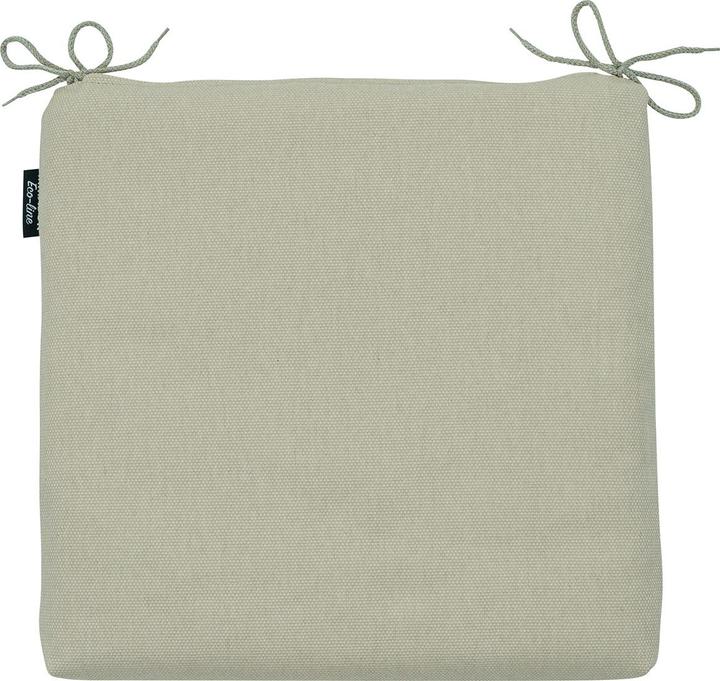 Actual product image Natura Punto Chair Cushion Outdoor with Ribbon, Set of 2 (40 x 40 cm)