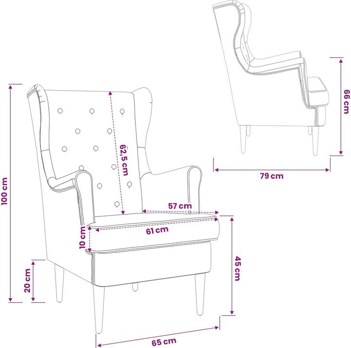 Produktbild vidaXL Sessel
