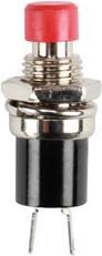 Velleman Interruttore a pulsante On-(Off) Rosso