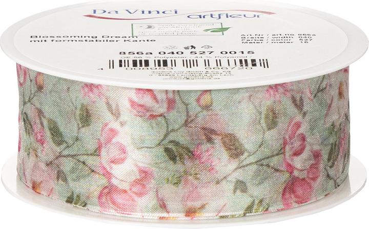Image du produit Viana Geschenkband mit Blumenmuster (1x)