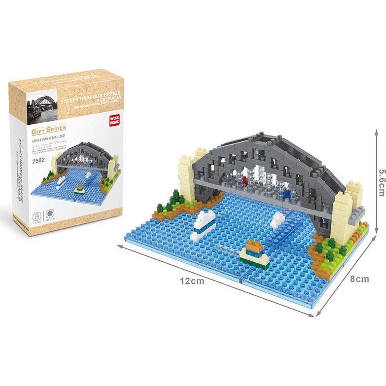 Tinisu Sydney Harbour Bridge Wahrzeichen Modell LNO Micro-Bricks Bausteine
