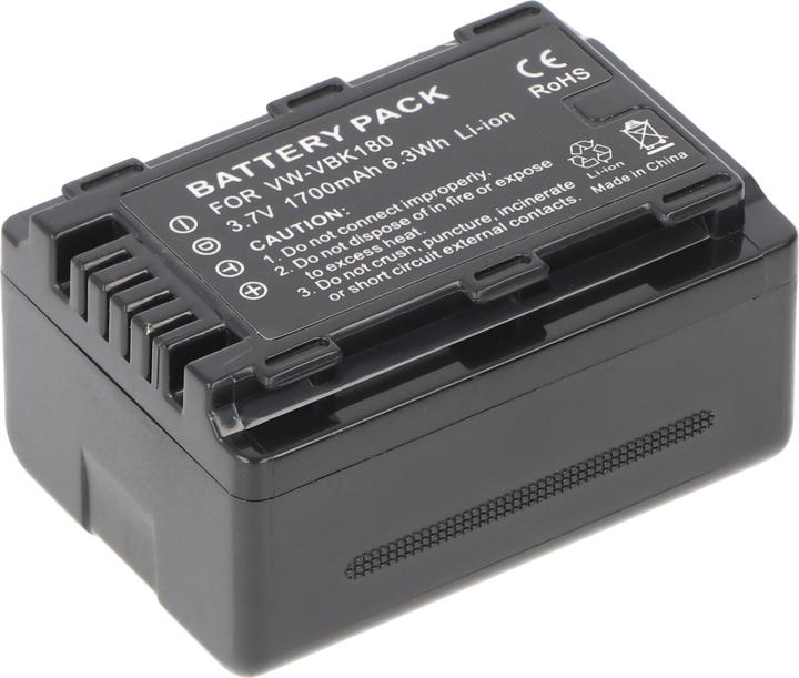 Actual product image Panasonic Akku VW-VBK180, VBK360 (Camera battery)