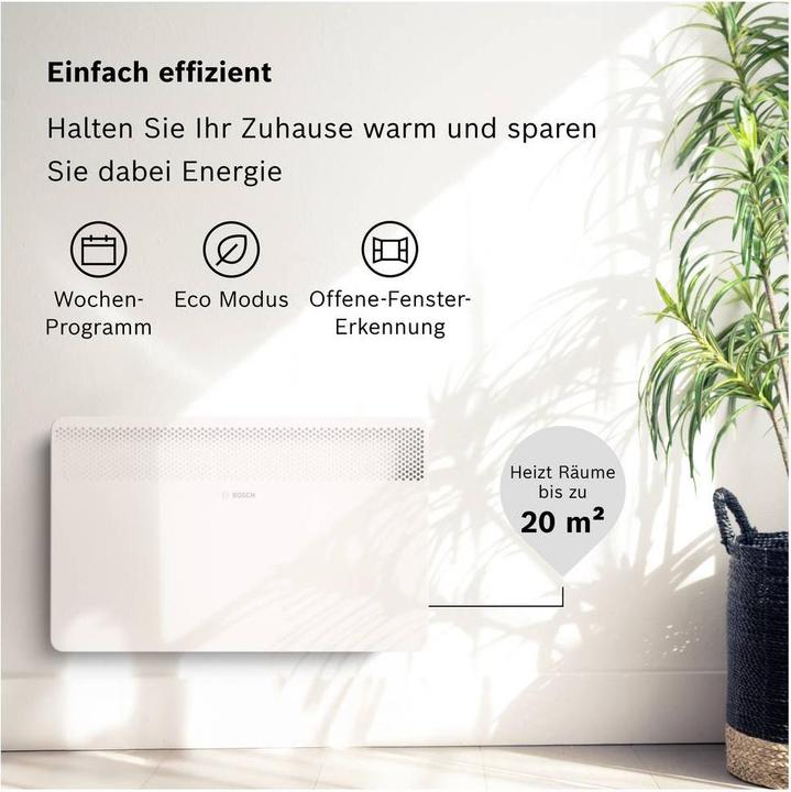 Image du produit Bosch Hausgeräte Heat Convector HC 4000-20 Thermotechnik Heat Convector HC 4000- (2000 W)