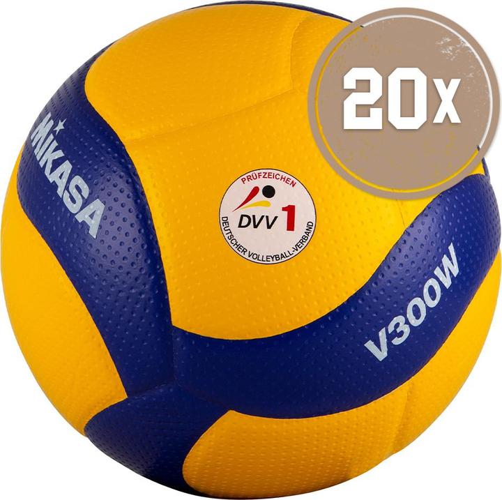 Mikasa 20er Ballpaket VOLLEYBALL V300W-DVV1 (5)