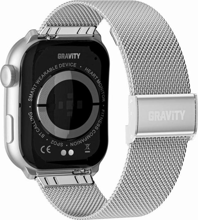 Actual product image Gravity Smartwatch Damski GT28-9 Pasek + Bransoleta Czarno Srebrny