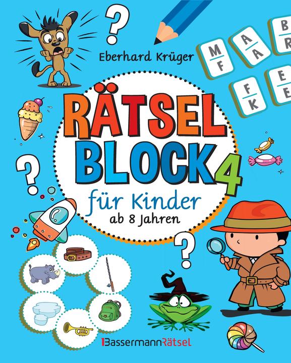 Rätselblock 4 für Kinder ab 8 Jahren (5 Exemplare à 3,99) (Deutsch, Eberhard Krüger, 2024)