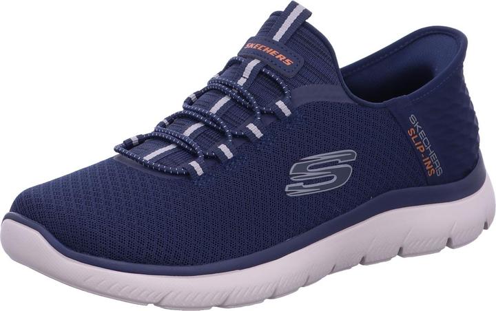 Produktbild Skechers Herren Slipper Sportlich Gummisohle blau (39)