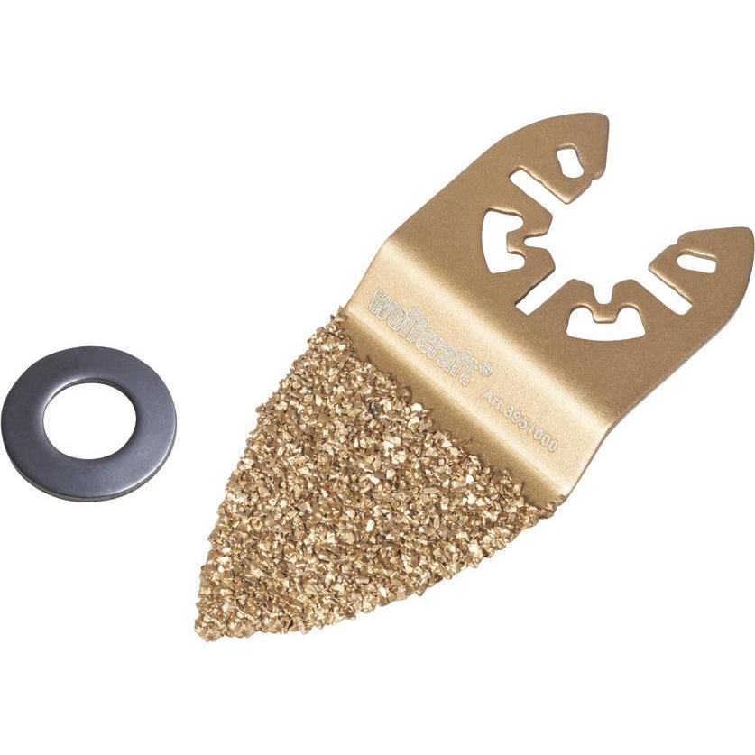 wolfcraft, Schleifmittel, 35 mm dreieckige Fingerscheibe PRO-Multi Grinder