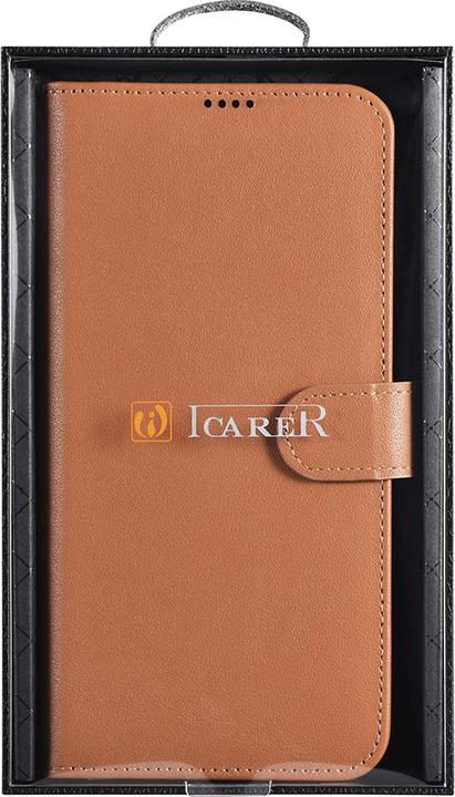 Produktbild iCarer Haitang Leather Wallet Case, Leather Case for Samsung Galaxy S22 + (S22 Plus) Wallet Case Bro (Samsung Galaxy S22+)
