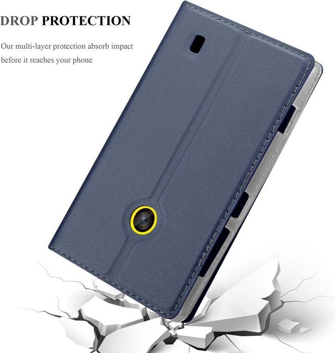Actual product image Cadorabo Book Classy Style Cover (Nokia Lumia 520)