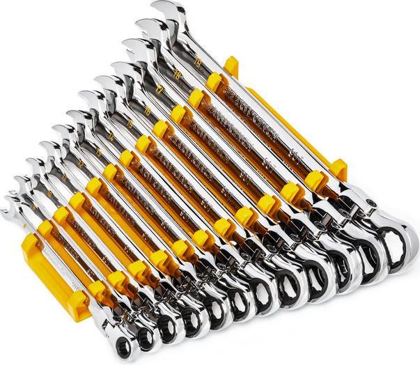 Gear Wrench 12-kant Gelenk-Ratschen-Ringmaulschlüssel-Satz, 90Z, 12-tlg.