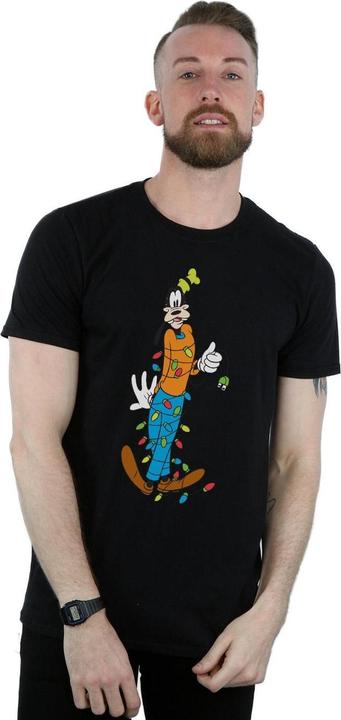 Immagine prodotto Disney Goofy Christmas Lights Maglietta Uomo (S)