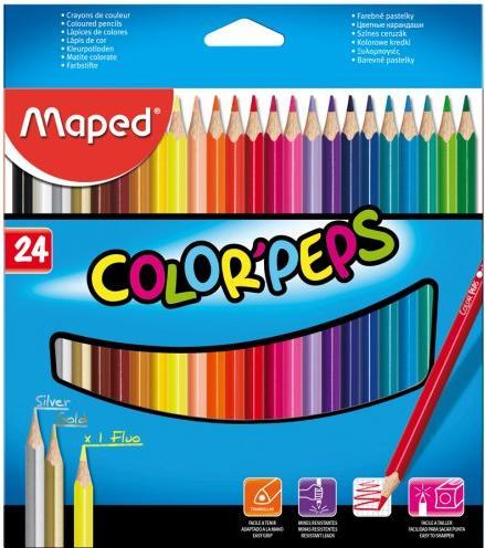 Actual product image Maped COLOR'PEPS Star triangular crayon, 36-count cardboard box (36x)