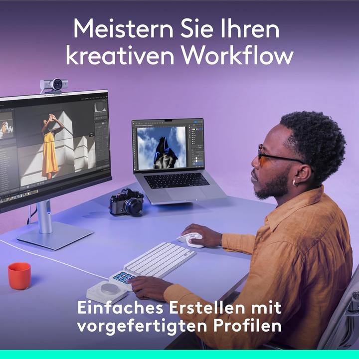 Actual product image Logitech Mx Creative Console (Without keyboard layout, Cable)