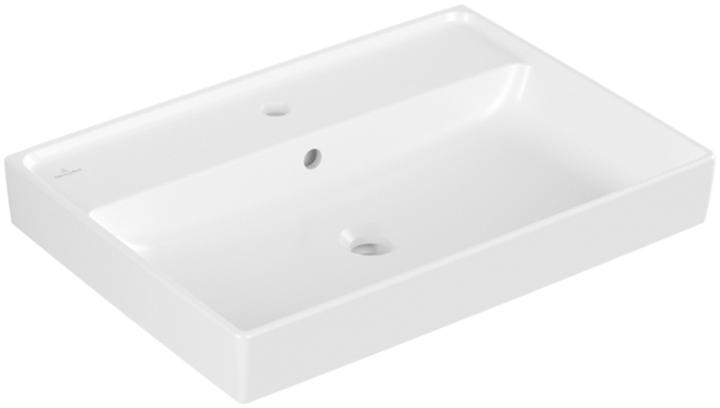 Villeroy & Boch V&B Waschtisch COLLARO 650x470mm m ÜL m HL stone white C+ (470 mm, 650 mm)