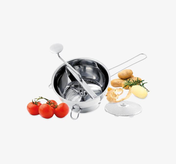 Actual product image EVA Strainer 4pcs set silver coloured