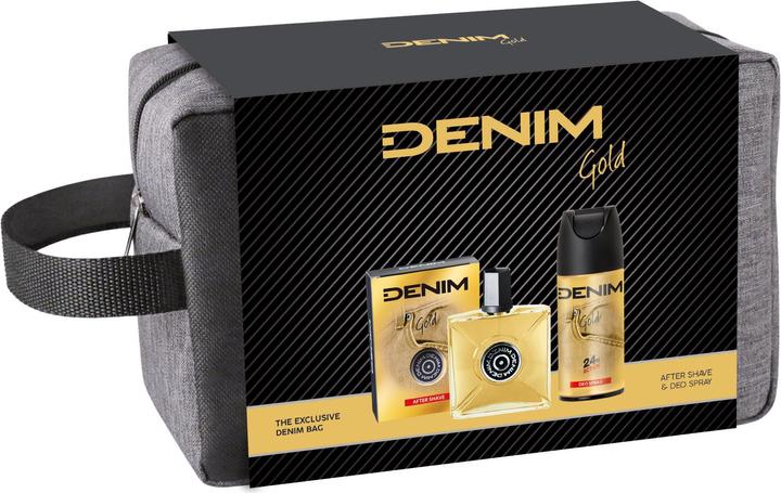 Immagine prodotto Denim Set regalo oro 2 pezzi (Set per la cura del corpo)