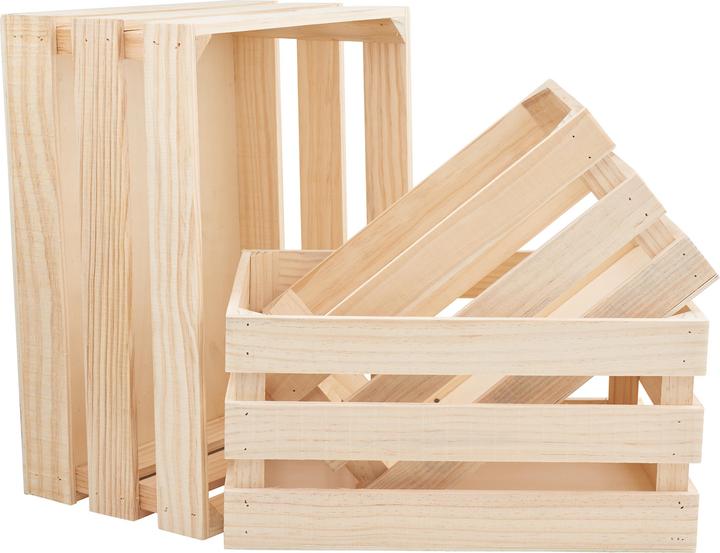 Produktbild VBS Holzkisten/Obstkisten (40 x 30 x 19.5 cm)
