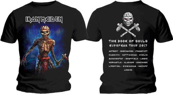 Iron Maiden Axe Ed BOS European Tour Mens