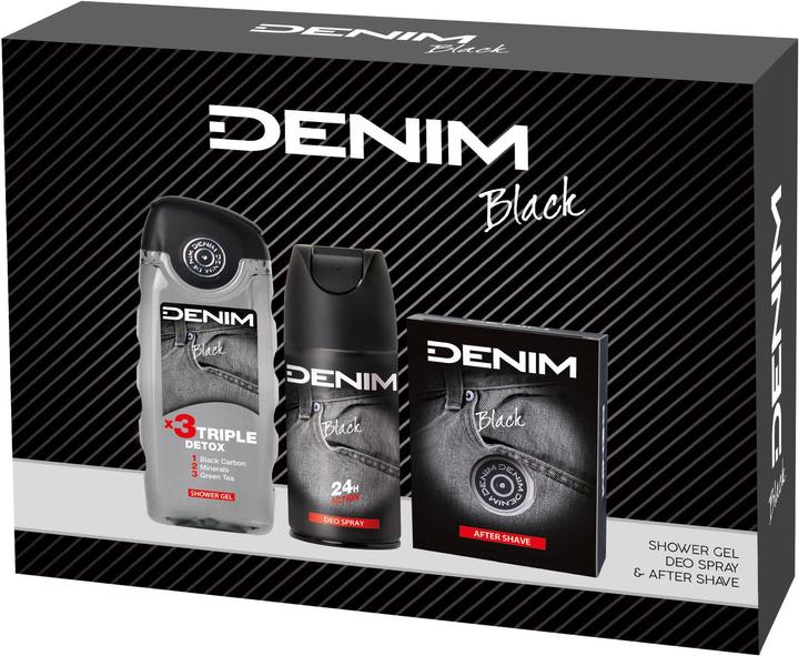 Immagine prodotto Denim Set regalo Nero 3 pezzi (Set per la cura del corpo)